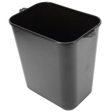 Impact® Soft-Sided Plastic 14 Quart Wastebasket w/ Pinch'm™, 12/Case, Black (IMP77015CT) Case of 12