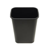Impact® Soft-Sided Plastic 41 Quart Wastebasket w/ No Pinch'm™, 12/Case, Black (IMP77035CT) Case of 12