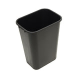 Impact® Soft-Sided Plastic 41 Quart Wastebasket w/ No Pinch'm™, 12/Case, Black (IMP77035CT) Case of 12
