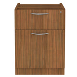 Alera® Alera Valencia Series Hanging Pedestal File, Left/Right, 2-Drawer: Box/File, Legal/Letter, Modern Walnut,15.63 x 20.5 x 19.25 (ALEVA552222WA)