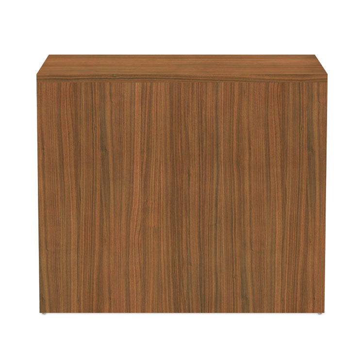 Alera® Alera Valencia Series Lateral File, 2 Legal/Letter-Size File Drawers, Modern Walnut, 34" x 22.75" x 29.5" (ALEVA513622WA)