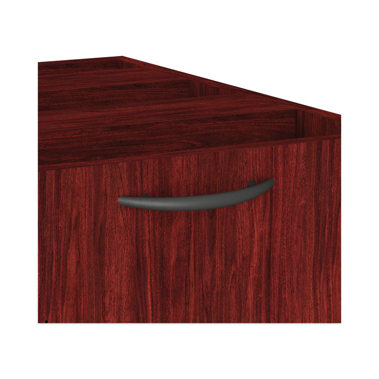 Alera® Alera Valencia Series Full Pedestal File, Left/Right, 3-Drawers: Box/Box/File, Legal/Letter, Mahogany, 15.63" x 20.5" x 28.5" (ALEVA532822MY)