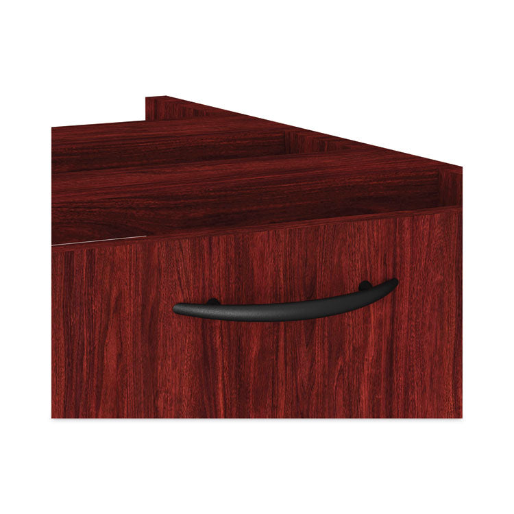 Alera® Alera Valencia Series Full Pedestal File, Left or Right, 2 Legal/Letter-Size File Drawers, Mahogany, 15.63" x 20.5" x 28.5" (ALEVA542822MY)