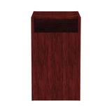 Alera® Alera Valencia Series Full Pedestal File, Left or Right, 2 Legal/Letter-Size File Drawers, Mahogany, 15.63" x 20.5" x 28.5" (ALEVA542822MY)