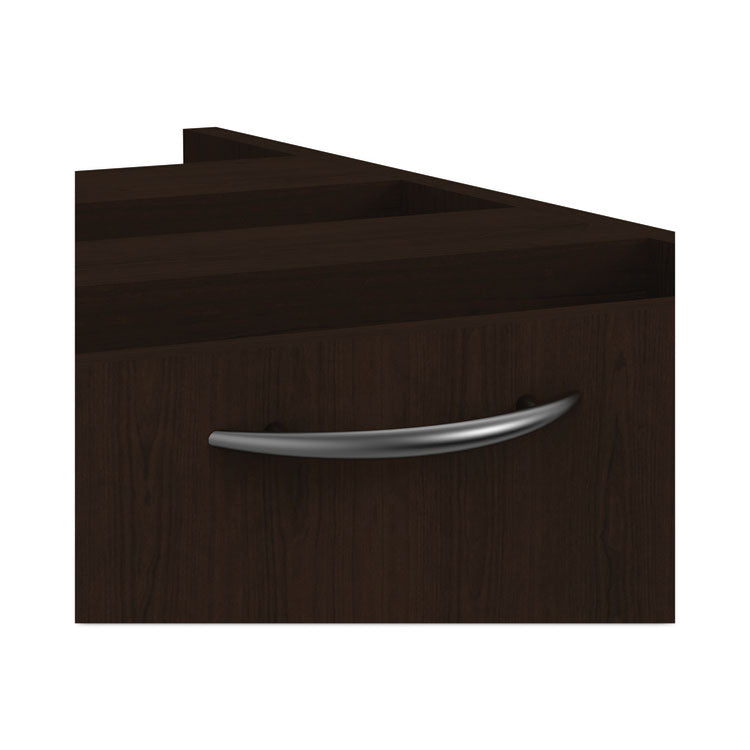 Alera® Alera Valencia Series Hanging Pedestal File, Left/Right, 2-Drawers: Box/File, Legal/Letter, Espresso, 15.63" x 20.5" x 19.25" (ALEVA552222ES)