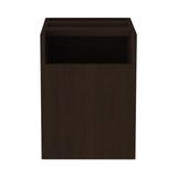 Alera® Alera Valencia Series Hanging Pedestal File, Left/Right, 2-Drawers: Box/File, Legal/Letter, Espresso, 15.63" x 20.5" x 19.25" (ALEVA552222ES)