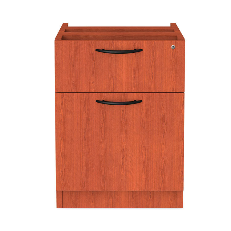 Alera® Alera Valencia Series Hanging Pedestal File, Left/Right, 2-Drawer: Box/File, Legal/Letter, Cherry, 15.63 x 20.5 x 19.25 (ALEVA552222MC)