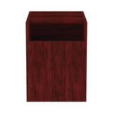 Alera® Alera Valencia Series Hanging Pedestal File, Left/Right, 2-Drawers: Box/File, Legal/Letter, Mahogany, 15.63" x 20.5" x 19.25" (ALEVA552222MY)