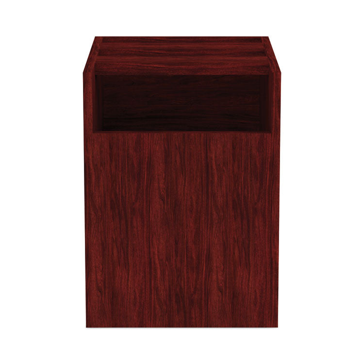 Alera® Alera Valencia Series Hanging Pedestal File, Left/Right, 2-Drawers: Box/File, Legal/Letter, Mahogany, 15.63" x 20.5" x 19.25" (ALEVA552222MY)