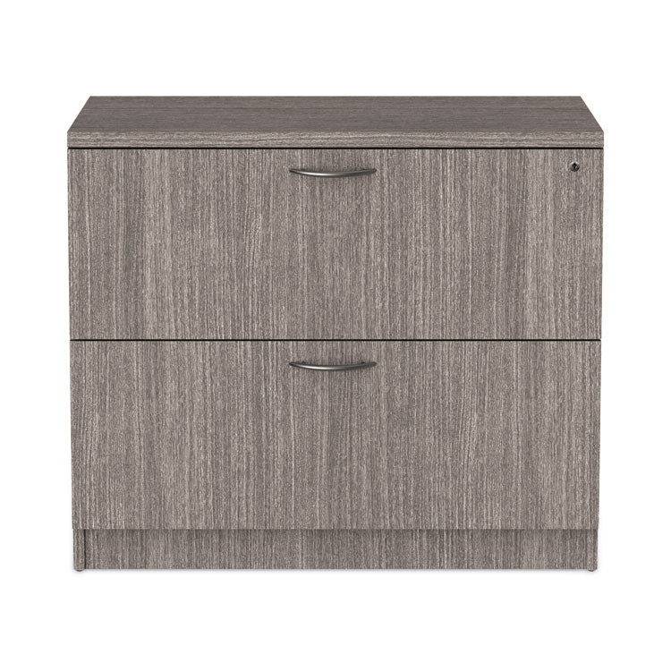 Alera® Alera Valencia Series Lateral File, 2 Legal/Letter-Size File Drawers, Gray, 34" x 22.75" x 29.5" (ALEVA513622GY)