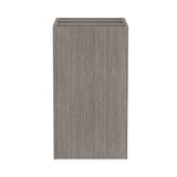 Alera® Alera Valencia Series Full Pedestal File, Left/Right, 3-Drawers: Box/Box/File, Legal/Letter, Gray, 15.63" x 20.5" x 28.5" (ALEVA532822GY)