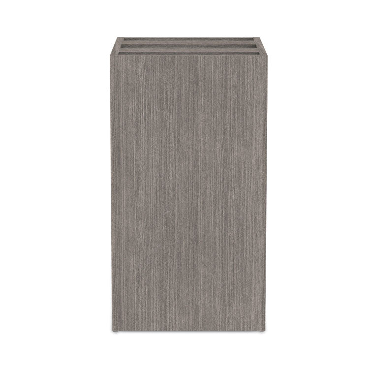 Alera® Alera Valencia Series Full Pedestal File, Left/Right, 3-Drawers: Box/Box/File, Legal/Letter, Gray, 15.63" x 20.5" x 28.5" (ALEVA532822GY)