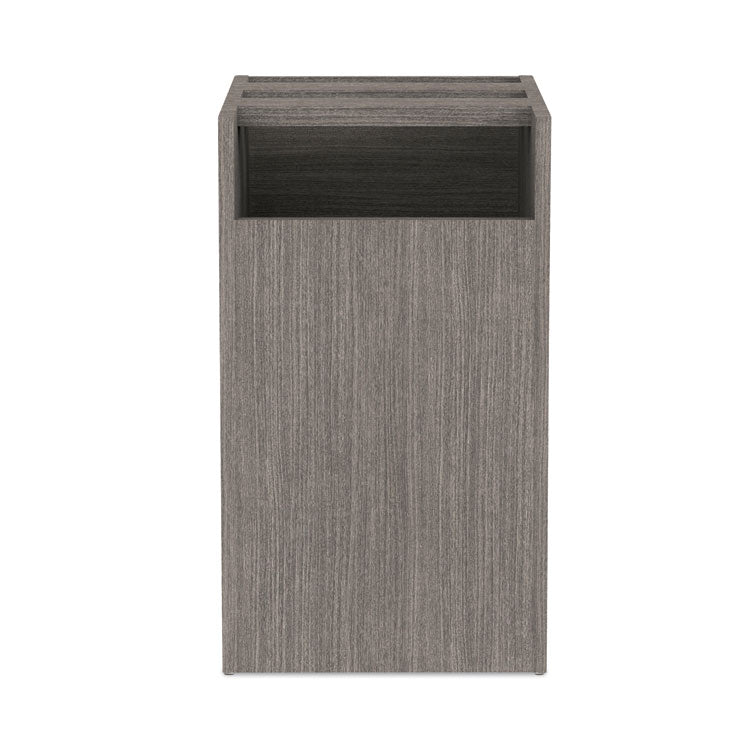 Alera® Alera Valencia Series Full Pedestal File, Left or Right, 2 Legal/Letter-Size File Drawers, Gray, 15.63" x 20.5" x 28.5" (ALEVA542822GY)