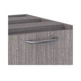 Alera® Alera Valencia Series Full Pedestal File, Left/Right, 3-Drawers: Box/Box/File, Legal/Letter, Gray, 15.63" x 20.5" x 28.5" (ALEVA532822GY)