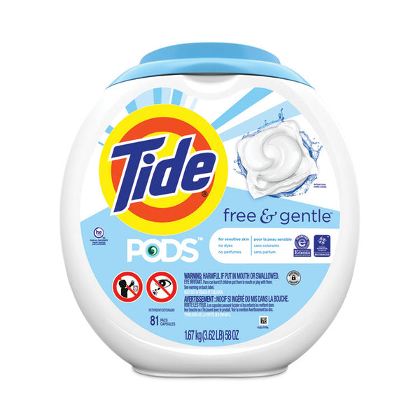 Tide® Pods, Unscented, 81 Pods/Tub (PGC91798EA) Each