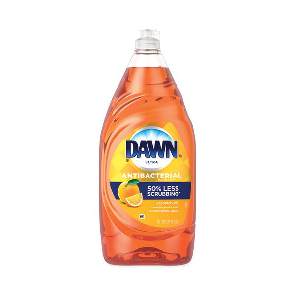Dawn® Ultra Antibacterial Dishwashing Liquid, Orange Scent, 38 oz Bottle, 8/Carton (PGC01659)