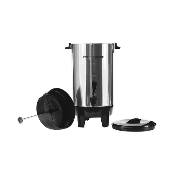 Coffee Pro 30-Cup Percolating Urn, Stainless Steel (OGFCP30) Each