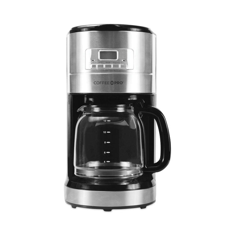 Coffee Pro Home/Office Euro Style Coffee Maker, Stainless Steel (OGFCPCM4276) Each