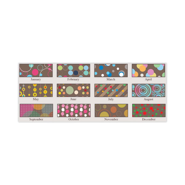 House of Doolittle™ Recycled Bubbleluxe Wall Calendar, Bubbles Artwork, 12 x 12, White/Multicolor Sheets, 12-Month (Jan to Dec): 2026 (HOD340) Each