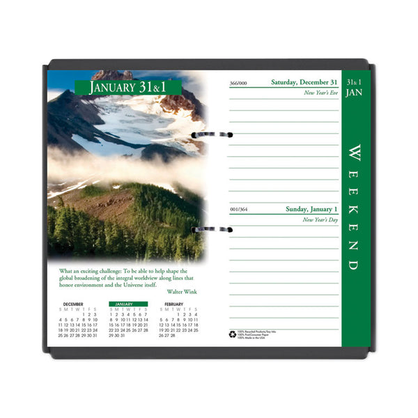 House of Doolittle™ Earthscapes Desk Calendar Refill, Nature Photography, 3.5 x 6, White/Multicolor Sheets, 12-Month (Jan to Dec): 2026 (HOD417) Each