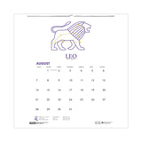 House of Doolittle™ Recycled Academic Zodiac Wall Calendar, 11 x 14, Multicolor Sheets, 12-Month (Aug to July): 2025 to 2026 (HOD3185) Each