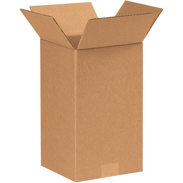 7 x 7 x 12" Tall Corrugated Boxes, Bundle Of 25 Bundle Of 25