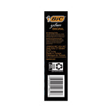 BIC® Gel-ocity Gel Pen Value Pack, Retractable, Medium 0.7 mm, Black Ink, Clear/Black Barrel, 24/Pack (BICRLC241BK)