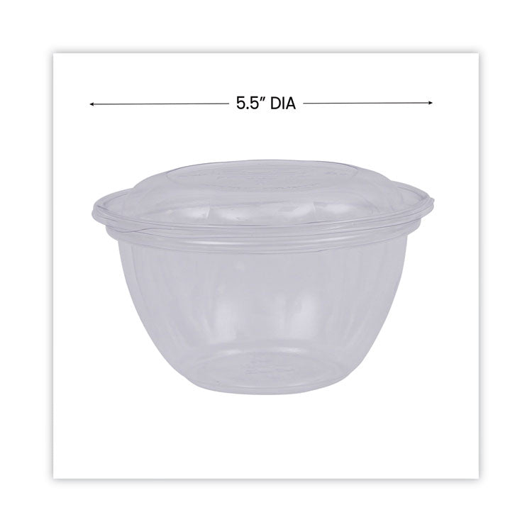 Eco-Products® Renewable and Compostable Containers, 18 oz, 5.5" Diameter x 2.3"h, Clear, Plastic, 150/Carton (ECOEPSB18) Case of 150