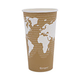 Eco-Products® World Art Renewable and Compostable Hot Cups, 20 oz, 50/Pack, 20 Packs/Carton (ECOEPBHC20WA)