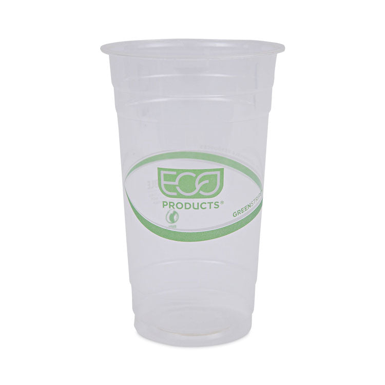 Eco-Products® GreenStripe Renewable and Compostable PLA Cold Cups, 24 oz, 50/Pack, 20 Packs/Carton (ECOEPCC24GS)