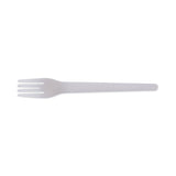 Eco-Products® Plantware Compostable Cutlery, Fork, 6", Pearl White, 50/Pack, 20 Pack/Carton (ECOEPS012) Case of 1000