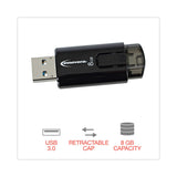 Innovera® USB 3.0 Flash Drive, 8 GB, 3/Pack (IVR82308) Pack of 3