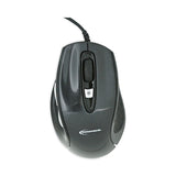 Innovera® Full-Size Wired Optical Mouse, USB 2.0, Right Hand Use, Black (IVR61014) Each