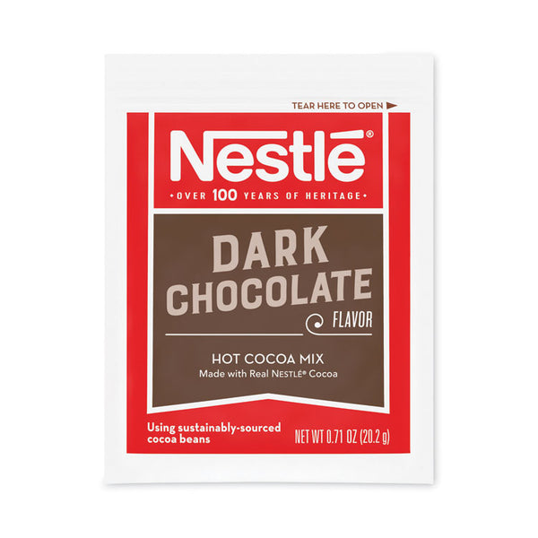 Nestlé® Hot Cocoa Mix, Dark Chocolate, 0.71 Packets, 50 Packets/Box, 6 Boxes/Carton (NES70060CT) Case of 300