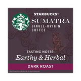 Starbucks® Sumatra Coffee K-Cups, Sumatran, K-Cup, 96/Box (SBK011111162CT)