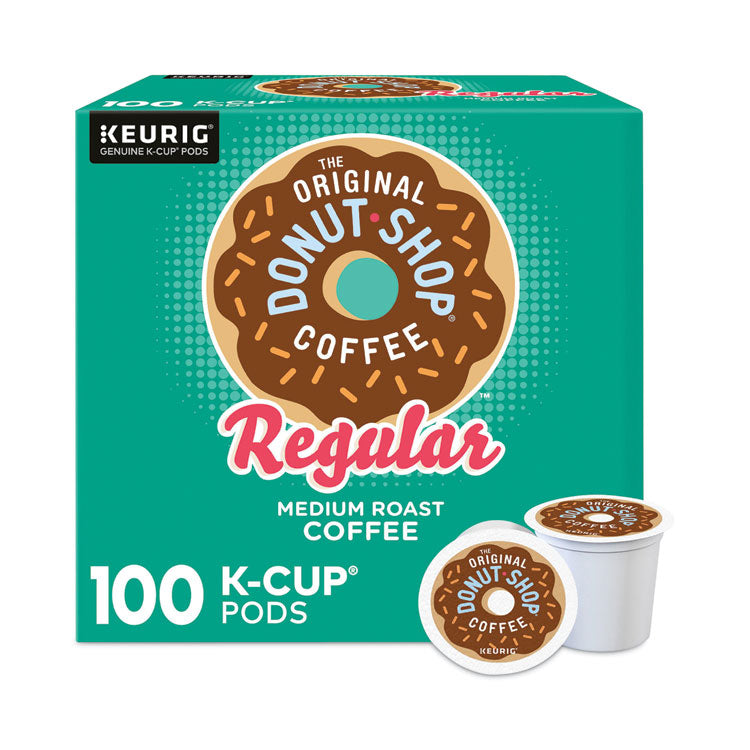 The Original Donut Shop® Donut Shop Coffee K-Cups, Regular, 100/Carton, Ships in 1-3 Business Days (GRR22000684)