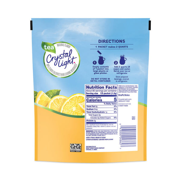 Crystal Light® Flavored Drink Mix Pitcher Packs, Iced Tea, 0.14 oz Packets, 16 Packets/Pouch, 1 Pouch/Carton, Ships in 1-3 Business Days (GRR22000553)
