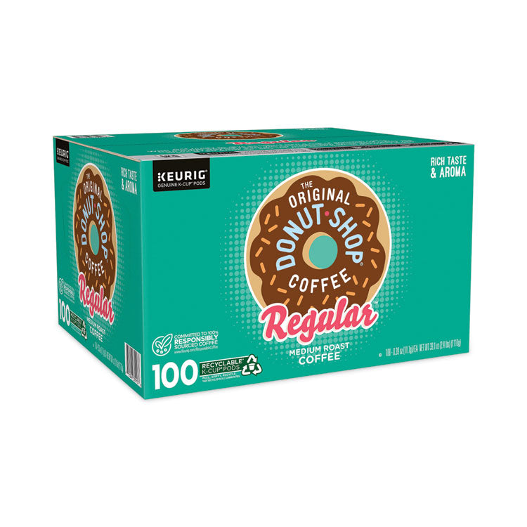 The Original Donut Shop® Donut Shop Coffee K-Cups, Regular, 100/Carton, Ships in 1-3 Business Days (GRR22000684)