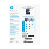 HP Professional Business Paper, 52 lb Bond Weight, 8.5 x 11, Glossy White, 150/Pack (HEW4WN10A)