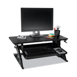 3M™ Precision Standing Desk, 35.4" x 22.2" x 6.2" to 20", Black (MMMSD60B)