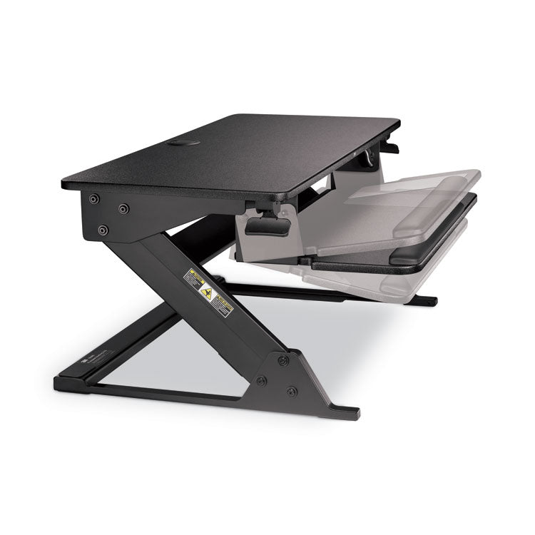 3M™ Precision Standing Desk, 35.4" x 22.2" x 6.2" to 20", Black (MMMSD60B)