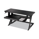 3M™ Precision Standing Desk, 35.4" x 22.2" x 6.2" to 20", Black (MMMSD60B)