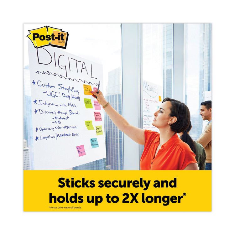 Post-it® Easel Pads Super Sticky Vertical-Orientation Self-Stick Easel Pads, Unruled, 25 x 30, White, 30 Sheets, 2/Carton (MMM559)