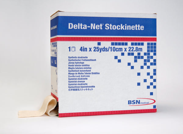 Delta-Net® Stockinette Tubular 4 Inch X 25 Yard Synthetic NonSterile (368919_CS) 2/CS