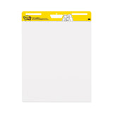 Post-it® Easel Pads Super Sticky Vertical-Orientation Self-Stick Easel Pad Value Pack, Unruled, 25 x 30, White, 30 Sheets, 6/Carton (MMM559VAD6PK)