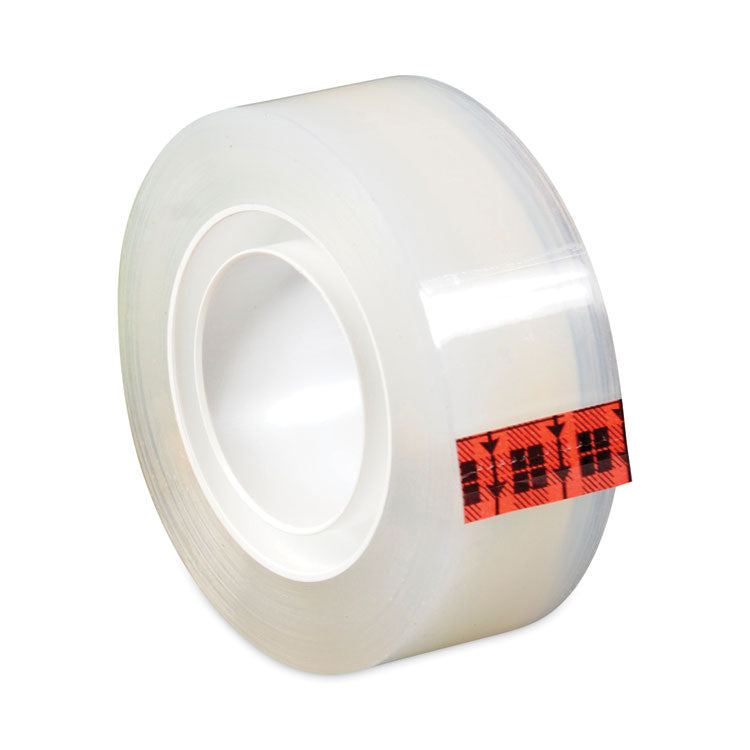 Scotch® Transparent Tape, 1" Core, 0.75" x 83.33 ft, Transparent, 24/Pack (MMM600K24)
