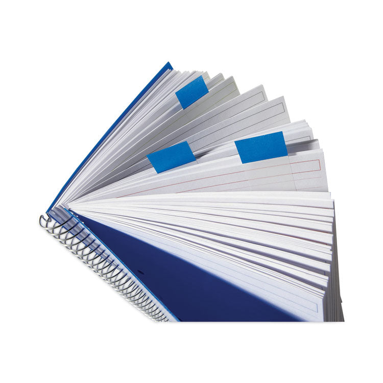 Post-it® Flags Standard Page Flags in Dispenser, Bright Blue, 50 Flags/Dispenser, 2 Dispensers/Pack (MMM680BB2)