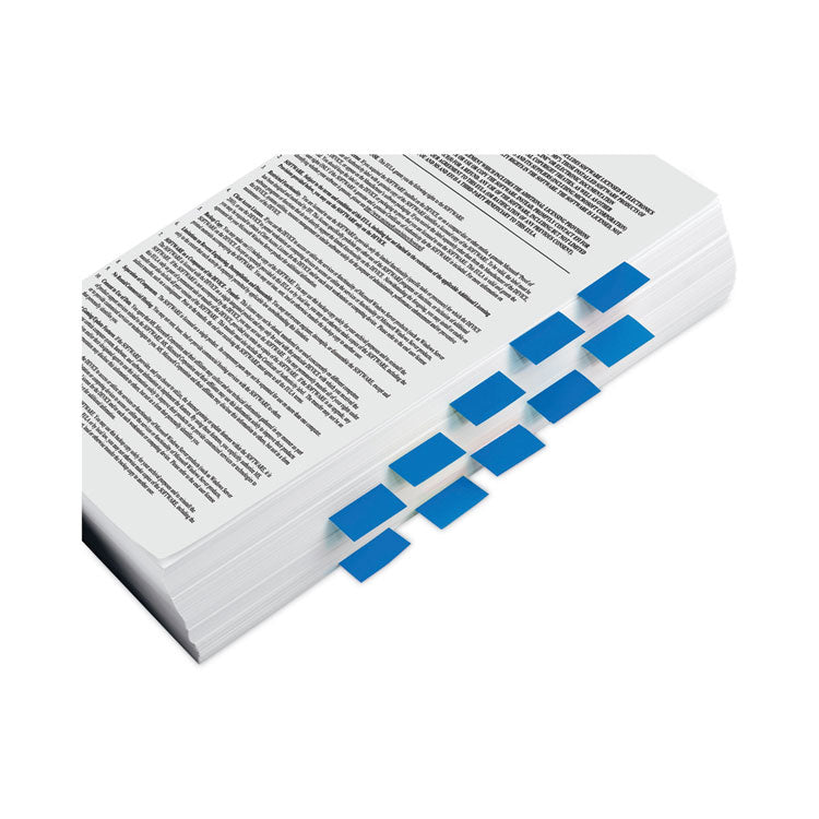 Post-it® Flags Standard Page Flags in Dispenser, Blue, 50 Flags/Dispenser, 2 Dispensers/Pack (MMM680BE2) Dispenser of 100