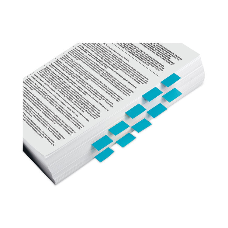 Post-it® Flags Standard Page Flags in Dispenser, Blue, 50 Flags/Dispenser, 2 Dispensers/Pack (MMM680BE2) Dispenser of 100