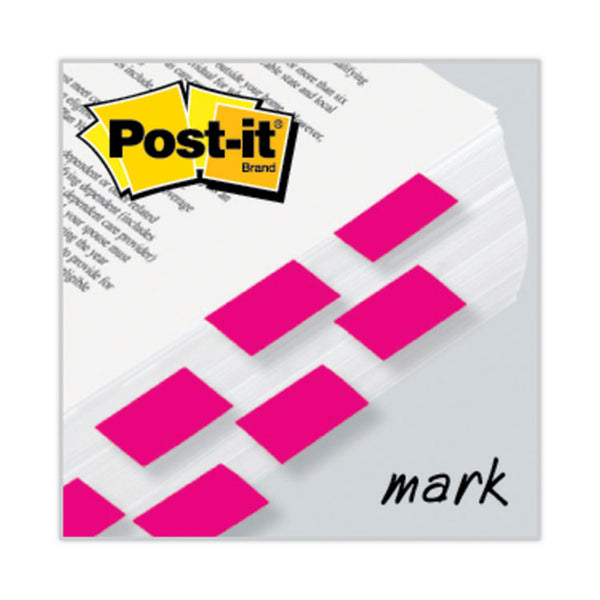 Post-it® Flags Standard Page Flags in Dispenser, Bright Pink, 50 Flags/Dispenser, 2 Dispensers/Pack (MMM680BP2)